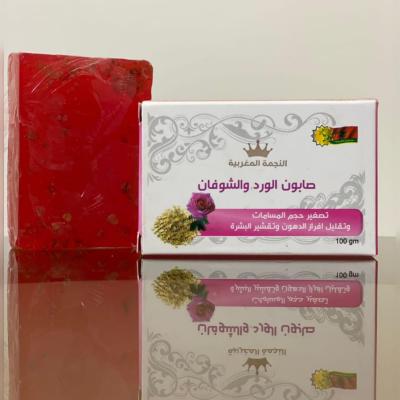 صابون الورد والشوفان